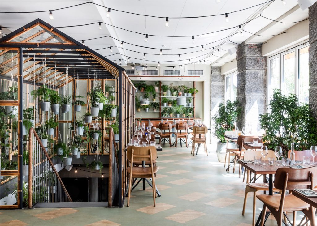 danish design studio creates an indoor garden for a restaurant 1 1024x731 Danish Design Studio Creates an Indoor Garden For a Restaurant
