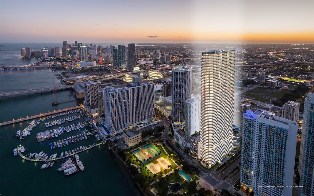 aria on the bay 1024x640 5 Luxurious Properties you’ll find in Miami