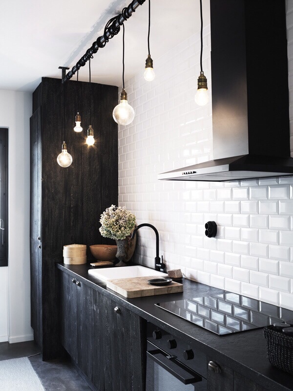 Beautiful Black White Kitchen Tumblr Collection #6
