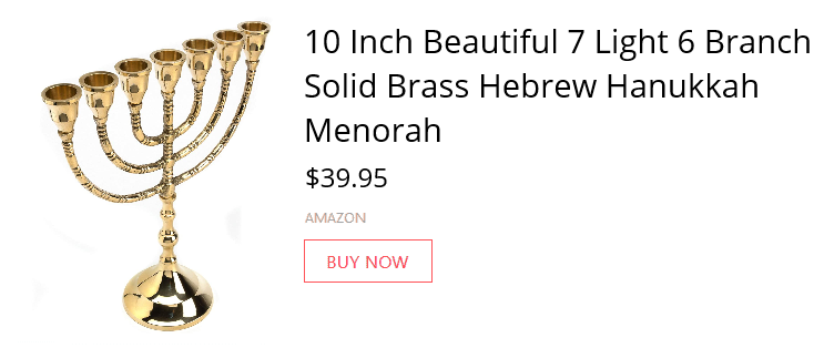 10 inch 6 branch solid brass hebrew menorah 50+ Most Beautiful Candlesticks You Can Buy Right Now