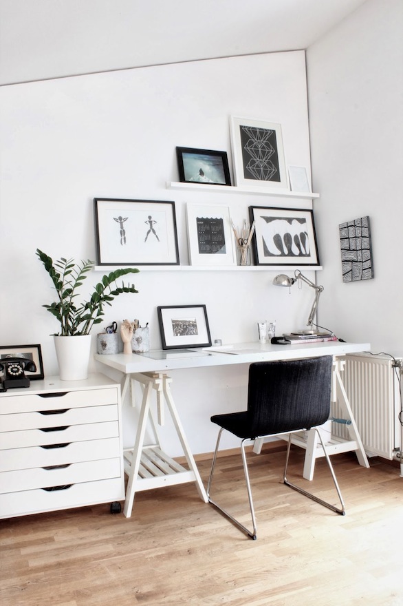 Home Office: How To Create A Scandinavian Feeling