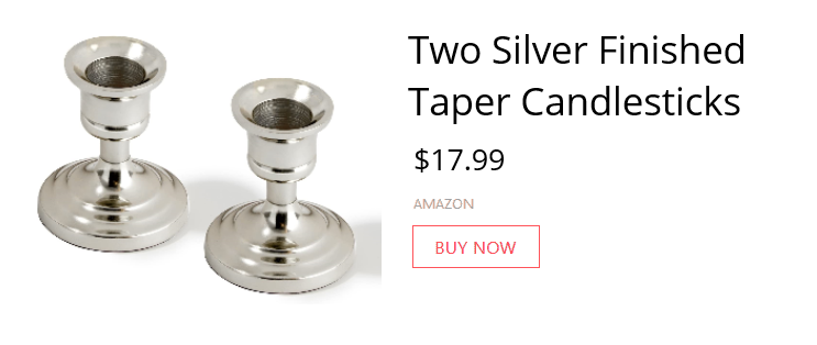 two silver finished taper candle holders 50+ Most Beautiful Candlesticks You Can Buy Right Now