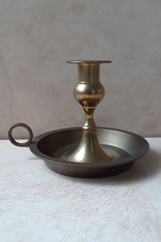 vintage solid brass candlestick 50+ Most Beautiful Candlesticks You Can Buy Right Now