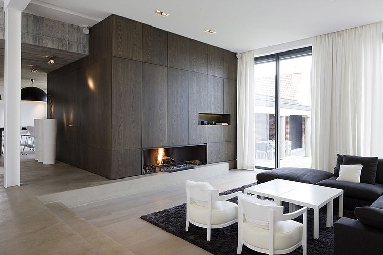 004 modern home guillaume da silva Modern minimalism in France