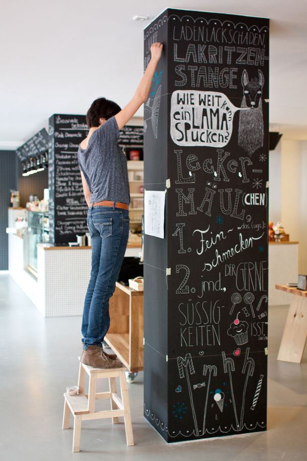 chalk illustrations for the restaurant 32 Chalkboard Decor Ideas