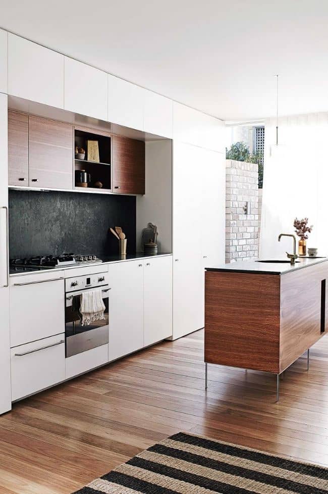 dec benn home modern white wood kitchen 20150211144235q75dx800y u1r1g0 Warm and Lively Australian Home