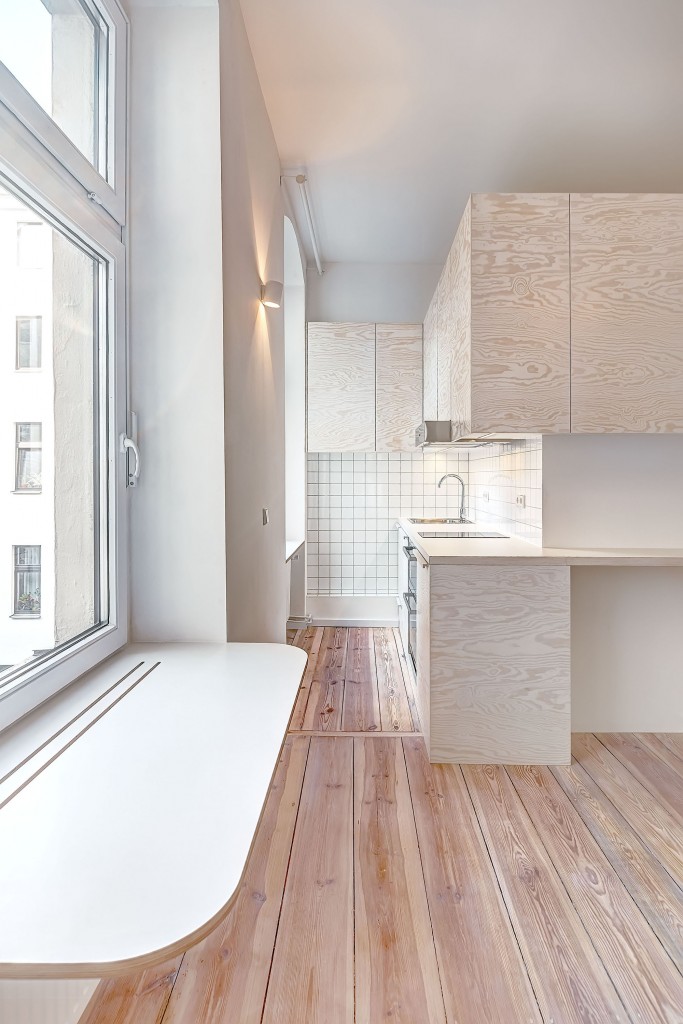 micro apartment in berlin 2 683x1024 3 Great Ways to Create More Space Out of a Small Kitchen