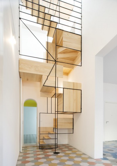 Geometric Staircase Designed By Francesco Librizzi
