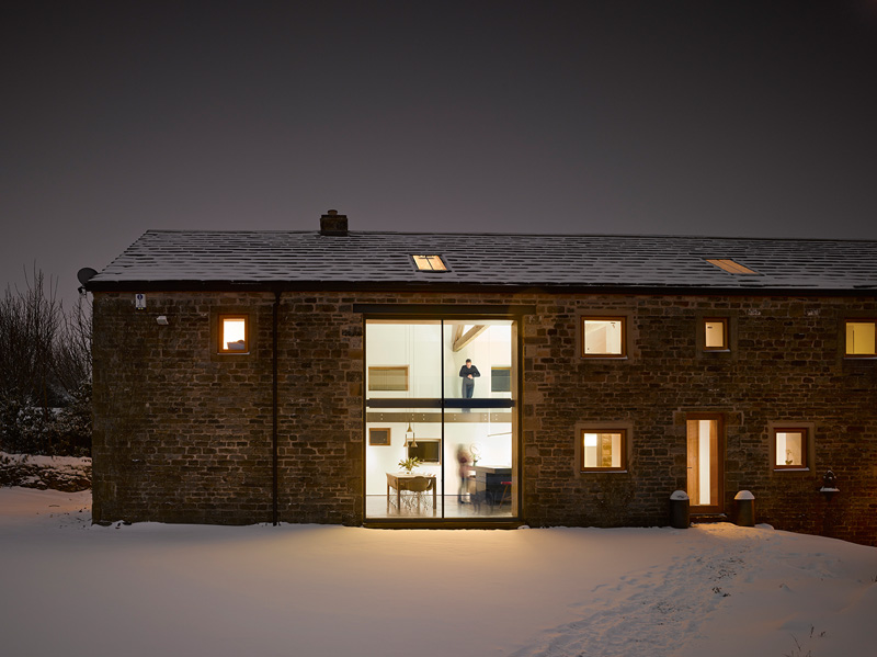 architecture design rehabilitation Barn Turned into Contemporary Home