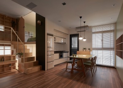 HAO Design Renovates a Compact Apartment in Kaohsiung, Taiwan