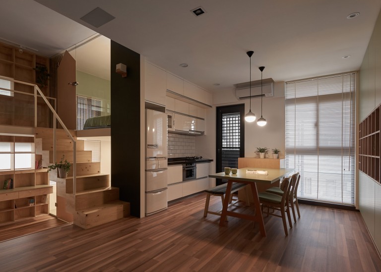 HAO Design Renovates a Compact Apartment in Kaohsiung, Taiwan