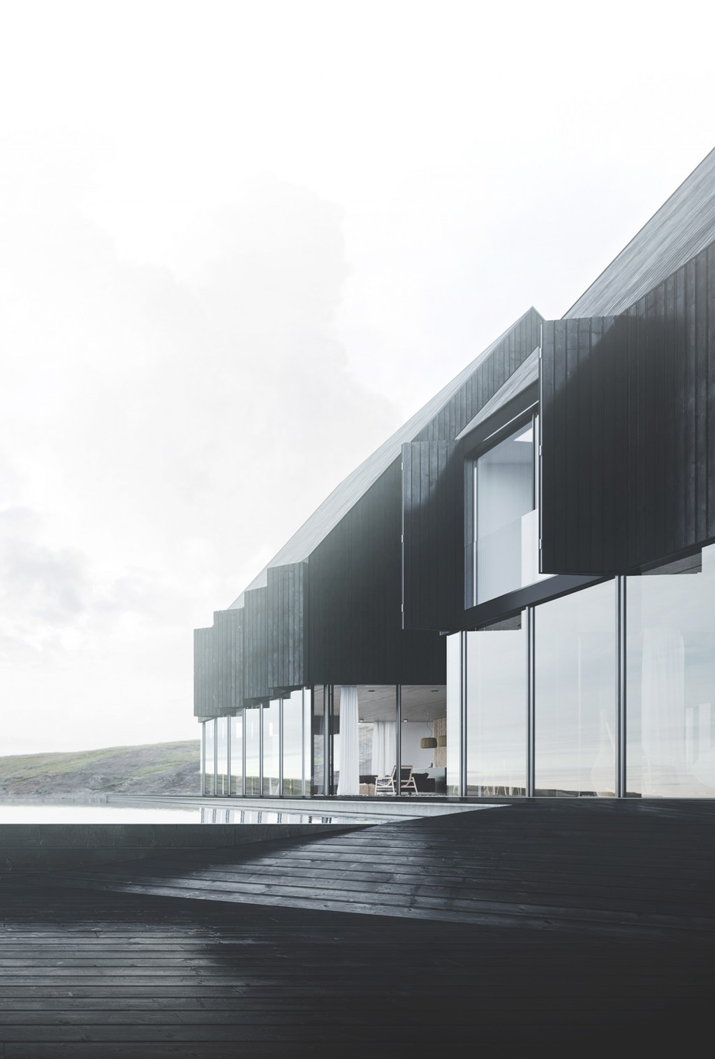 Minimal Architecture on a Solitary Iceland Landscape