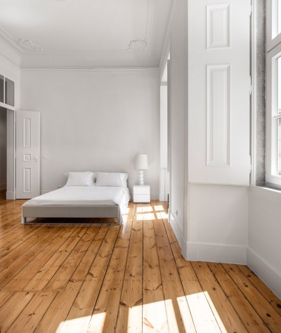 Original Wooden Flooring Was Restored In This 19th Century Apartment
