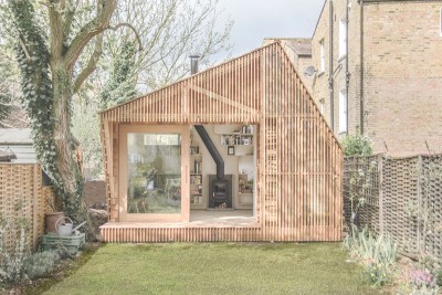 This Tiny Shed was Designed as a Workspace for a Writer