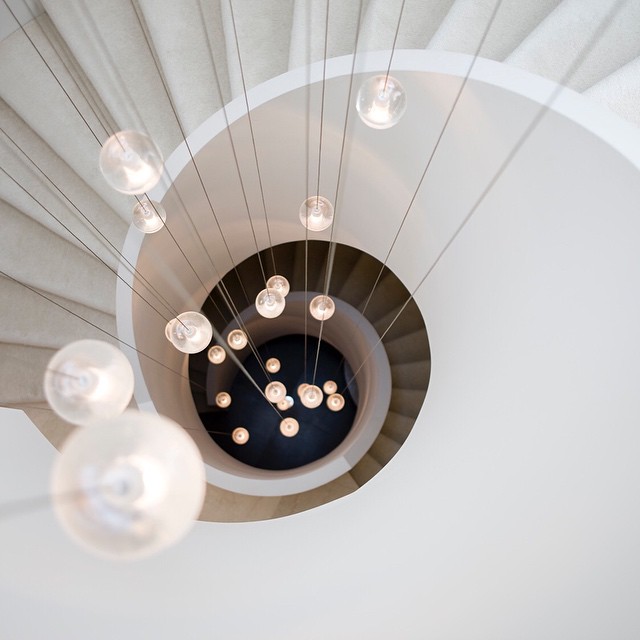 toorak house stair lights Toorak House by Rob Mills Architecture