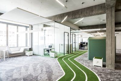 Feel like for a game? ONEFOOTBALL’S office by TKEZ ARCHITECTS