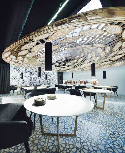 Restaurant full of pattern by the GG architects