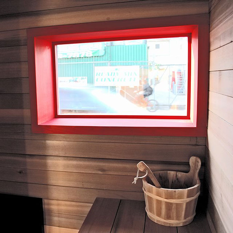 shipping container transformed into a sauna 3 TOP 10 Shipping Container Houses
