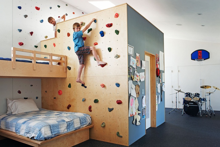 22 Awesome Rock Climbing Wall Ideas For, Diy Rock Wall In Basement