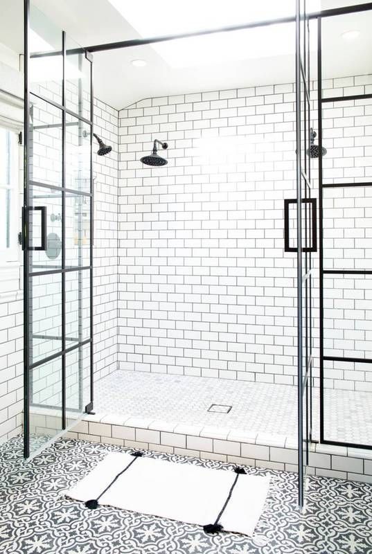 steel paned shower doors Interior Ideas to Transform Your Bathroom