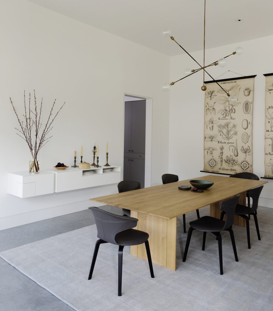 dining room 898x1024 Family Headquarters by Viviano Viviano architecture
