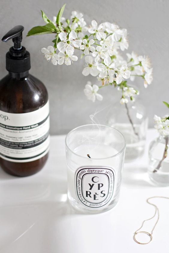 scented candle in the bathroom How to Keep Your Home Smelling Fresh
