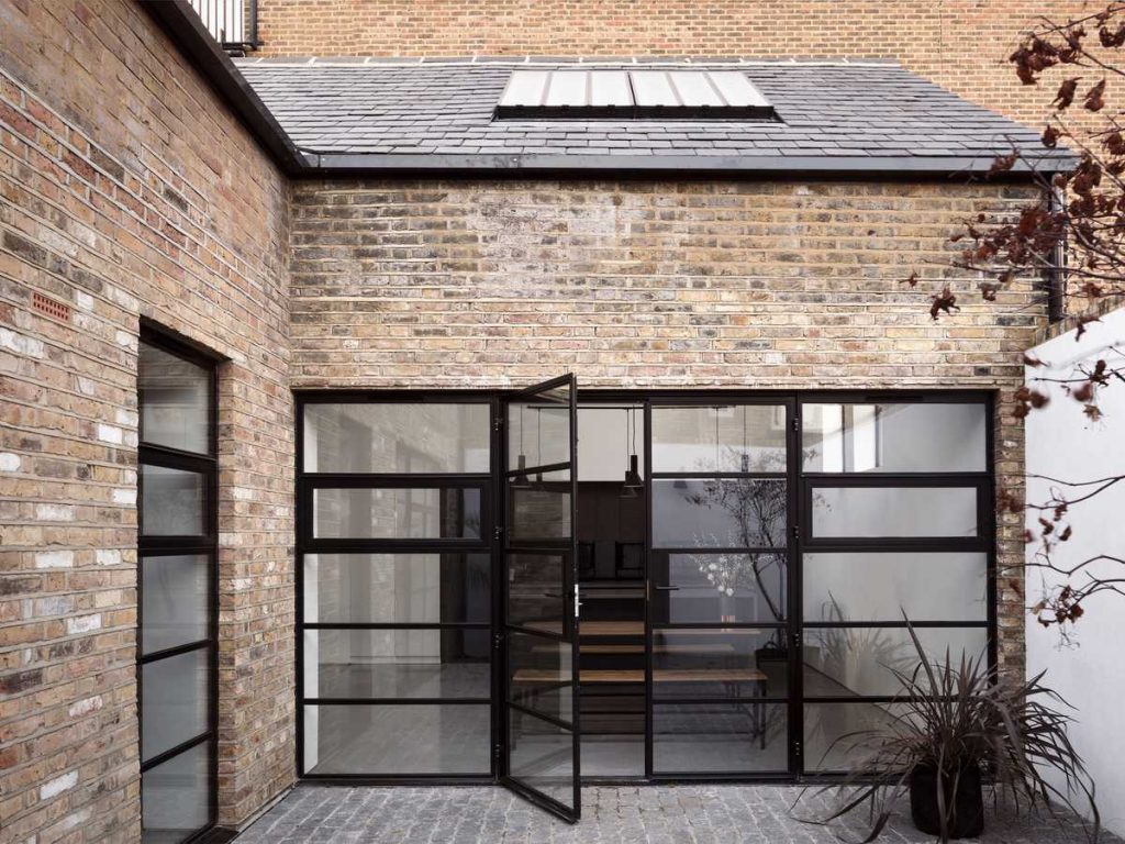 Slate roof in a converted warehouse