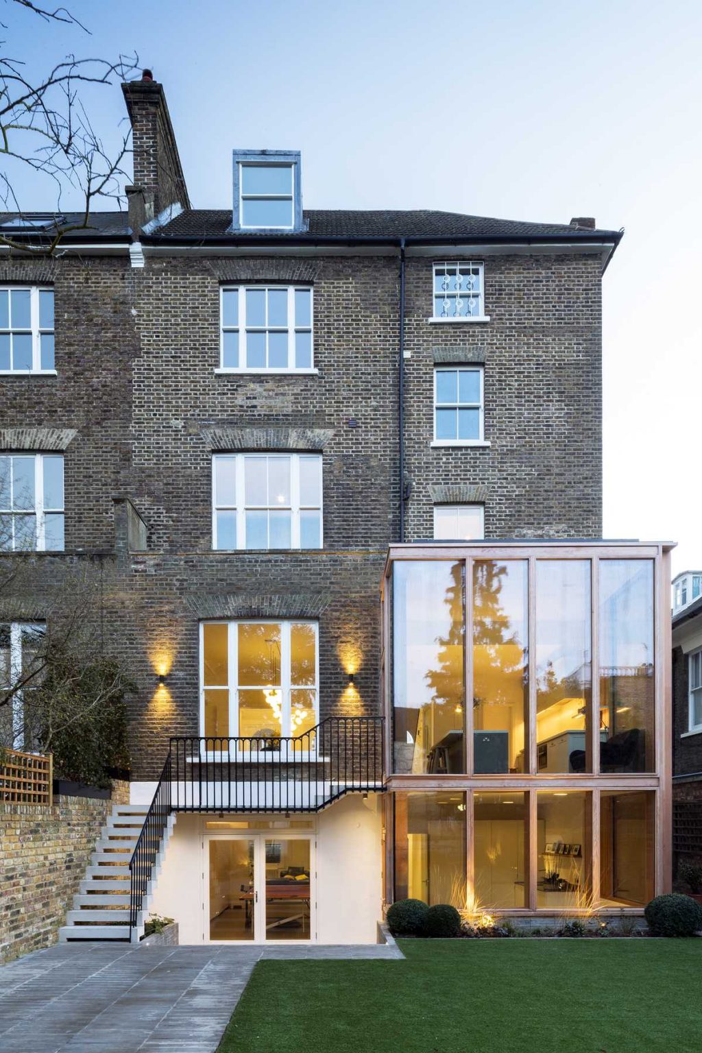 Extension to a large Georgian villa in North London