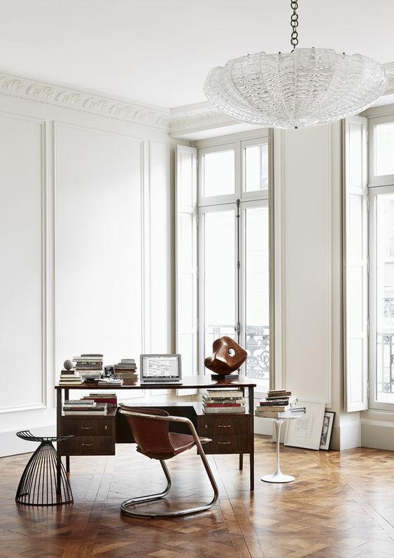 spacious and bright home office in paris How To Design The Perfect Office For Your Home