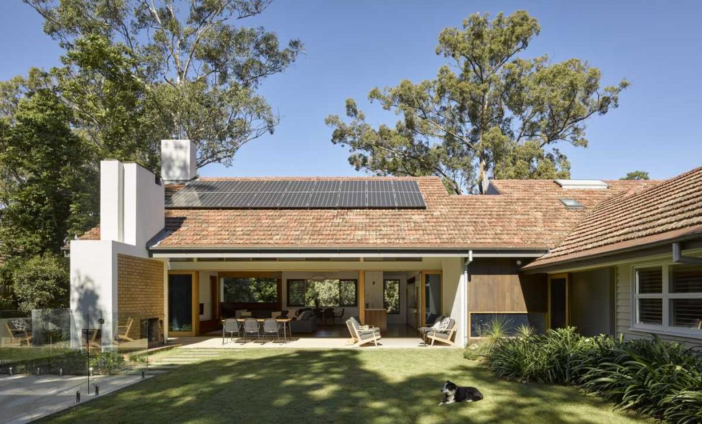 %name Terracotta Tiled Roof House Renovation By Shane Thompson Architects