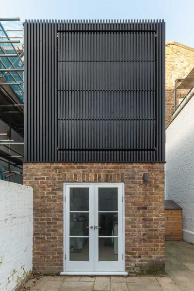 Black Box – a small extension to a mid terrace Victorian-era house
