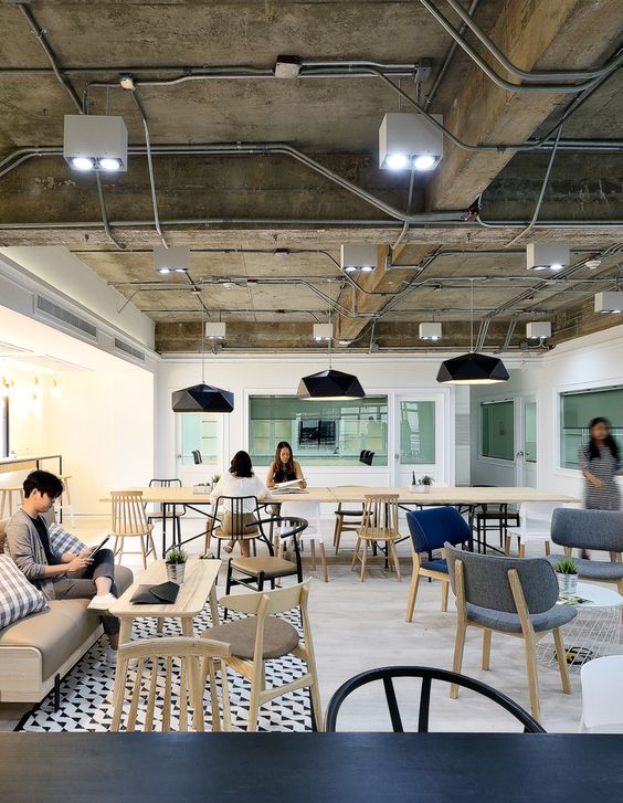 coworking offices of paperwork Using Office Design to Embrace Collaboration