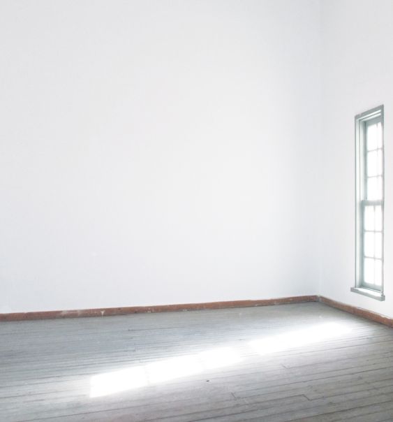 Empty white room