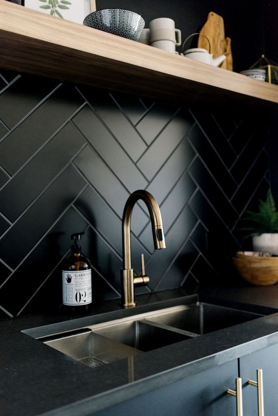 herringbone pattern Ride the Geometric Wave: The Latest Home Design Trend