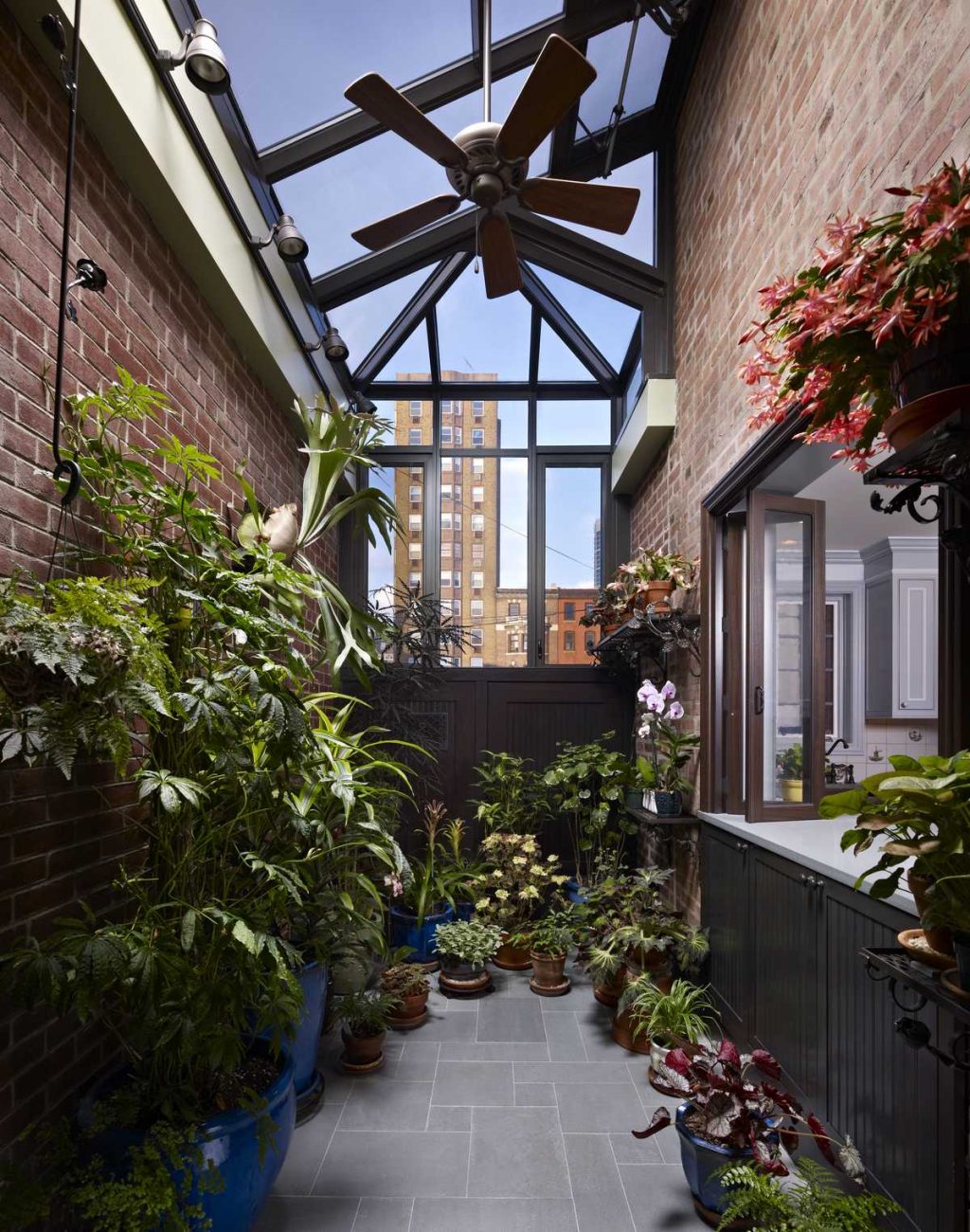 Parking Space was turned into a Tropical Garden