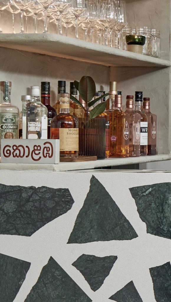 %name A modernist Sri Lankan restaurant by interior designer Annie Harrison