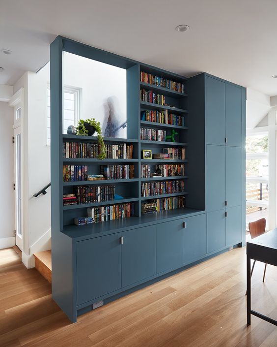 bookshelf storage How to Transform Your Home into a Relaxing Place