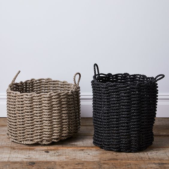 minimalist baskets Top 5 Tips to Organize Your Home