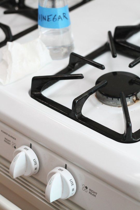 cleaning gas stove tops How to Clean a New House