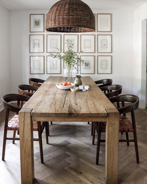 large dining table How to Make Your Home More Guest Friendly