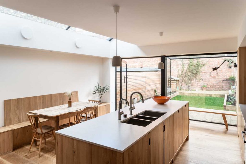 %name A Spacious Kitchen Side Extension by Bradley Van Der Straeten Architects