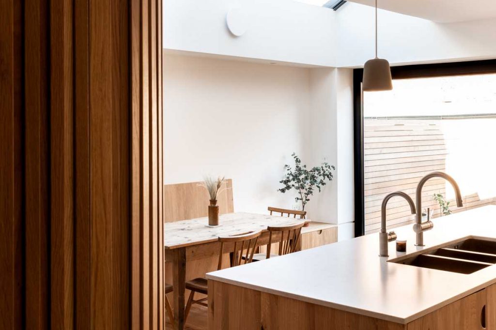 %name A Spacious Kitchen Side Extension by Bradley Van Der Straeten Architects