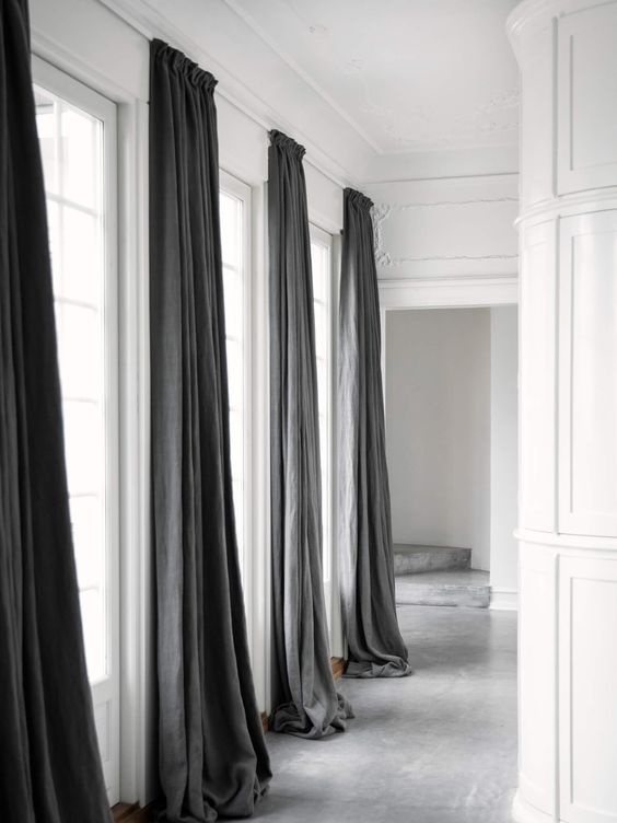 tall curtains How a Change in Curtains Can Completely Revitalize a Room