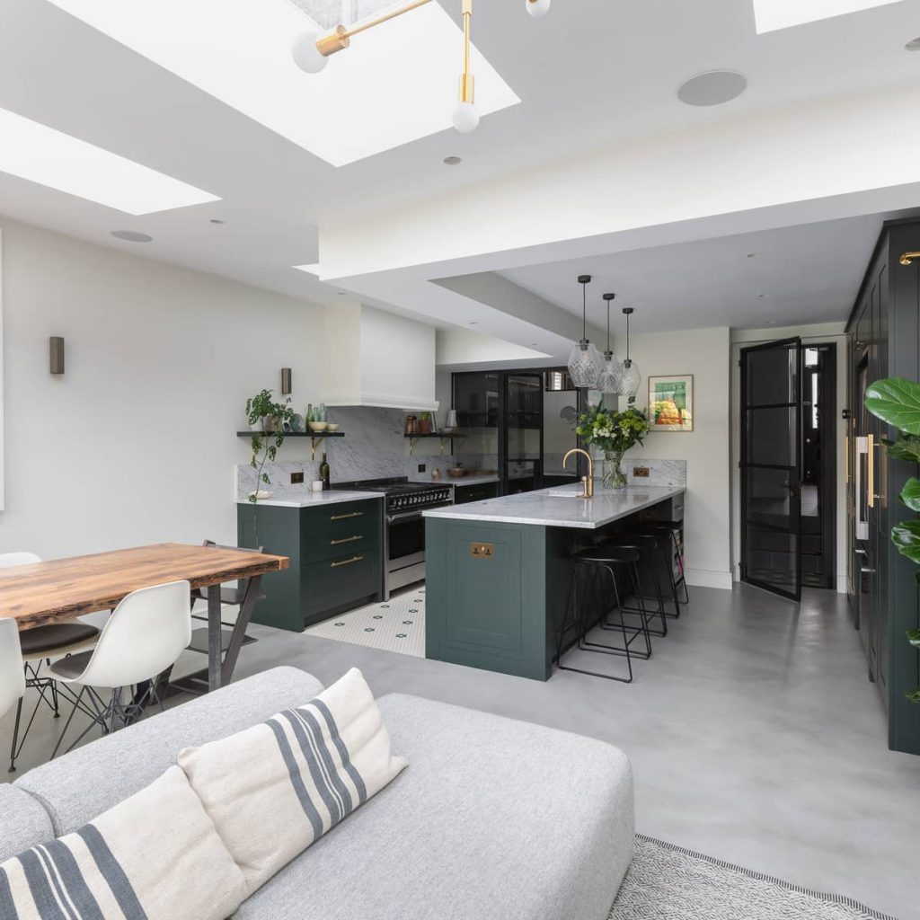 a view to the kitchen 1024x1024 A Meticulous Restoration of the Original Victorian Terrace House