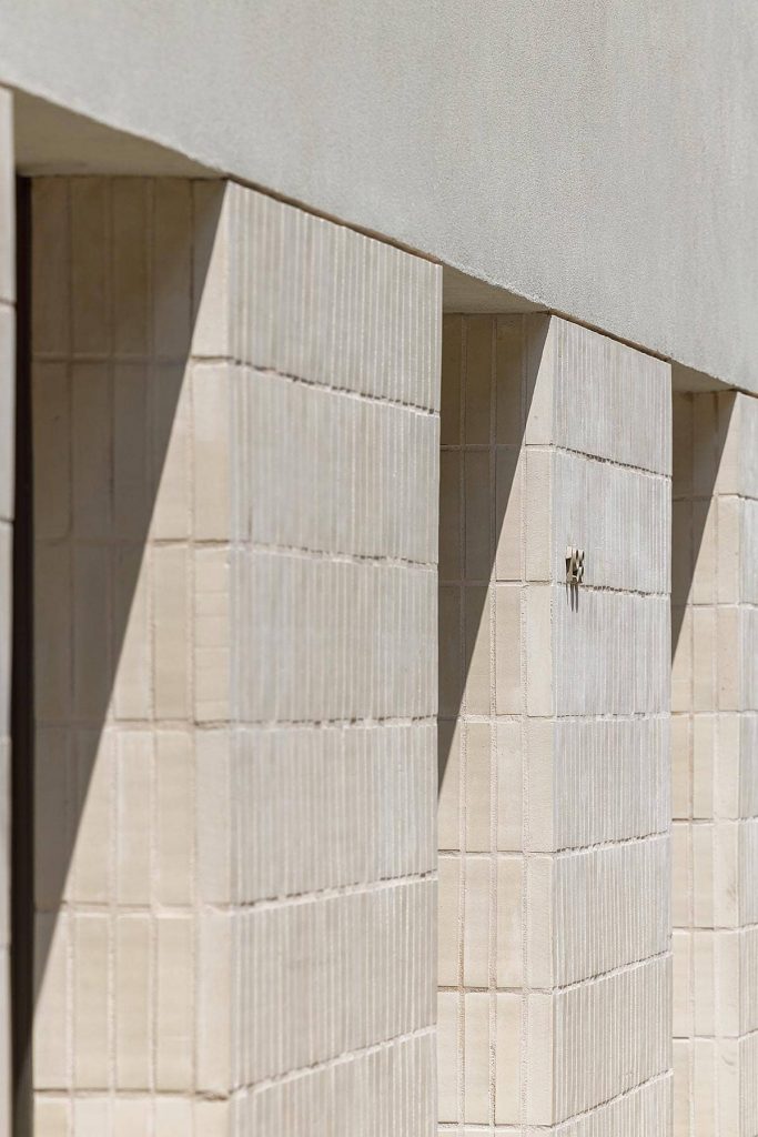 main facade details 683x1024 Miguel Bombarda Residential Building by Paula Santos Arquitectura