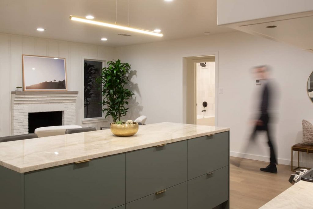 kitchen island 1024x683 An Addition to a Small 1950s Duplex by Object & Architecture