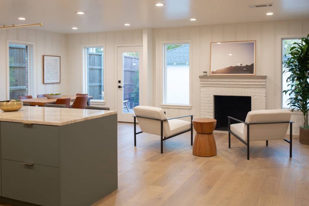 living room 2 1024x683 An Addition to a Small 1950s Duplex by Object & Architecture