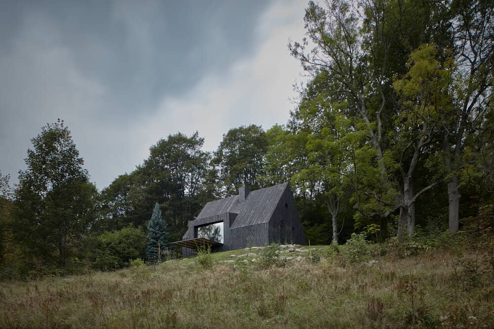 mjolk bukovka boysplaynice 02 A Cozy Cottage in the Woods by MjöLK Architects