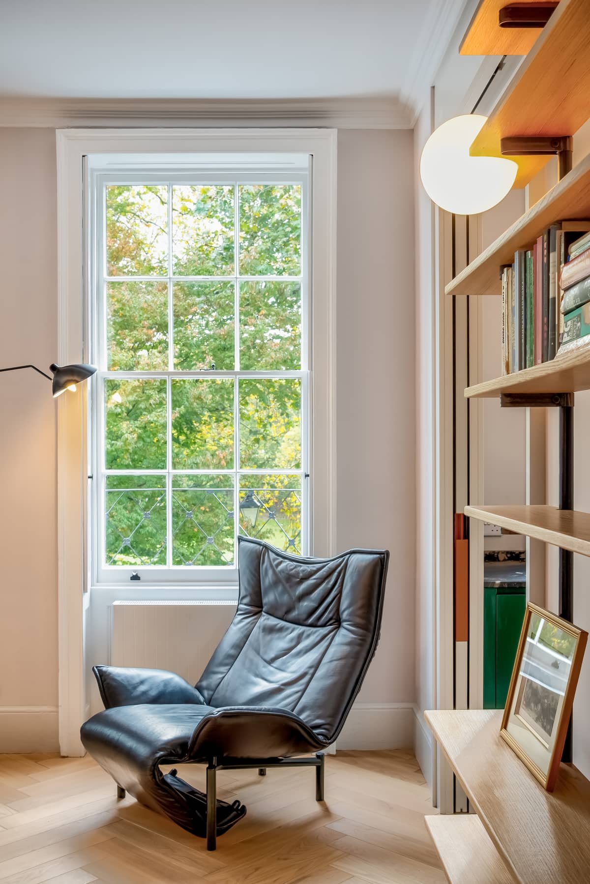View of An 18th-Century Apartment Renovation by Patalab Architecture