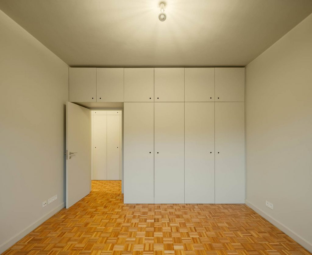 bedroom 1024x838 Subtle Apartment Renovation by Costa Lima Arquitectos